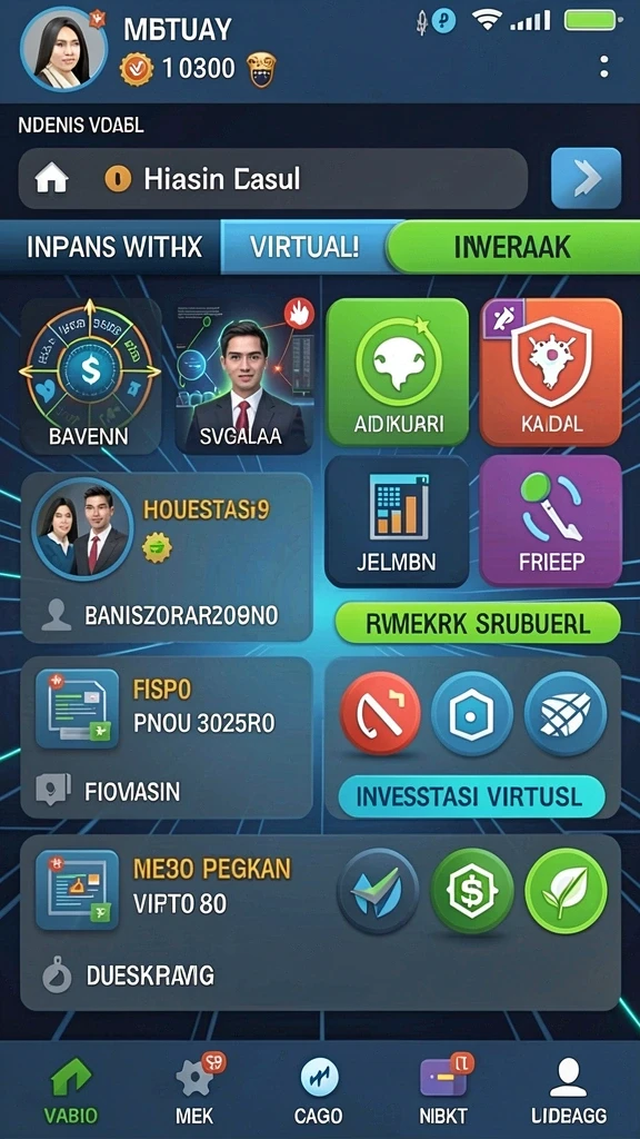 f08 - Karakter siap bertarung melawan musuh yang menantang.