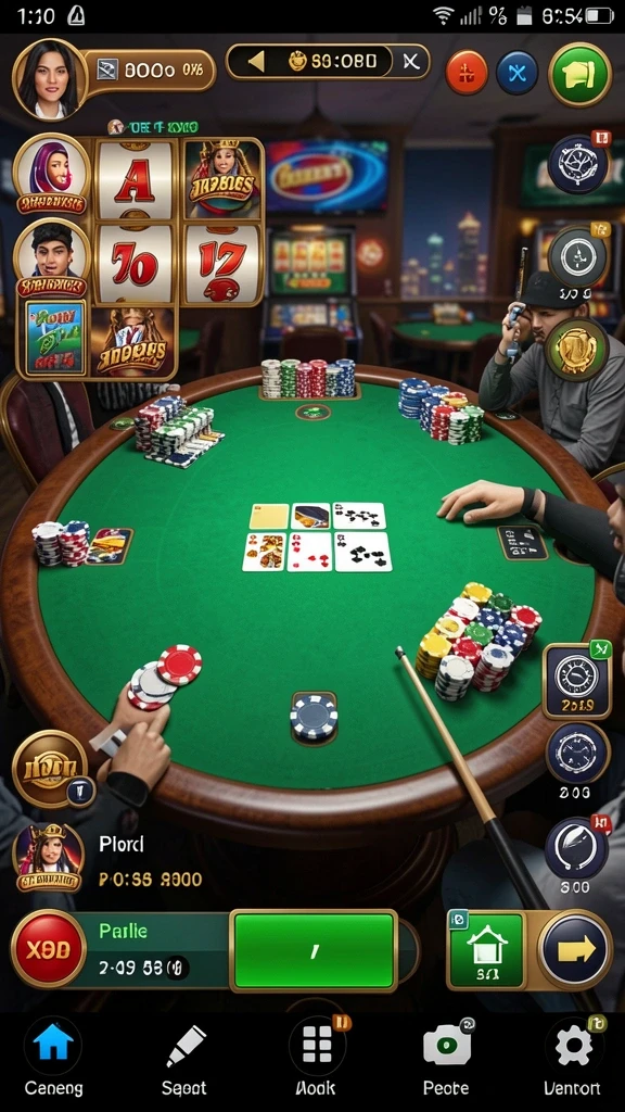 lucubet - Tampilan menu yang mudah digunakan dan intuitif.