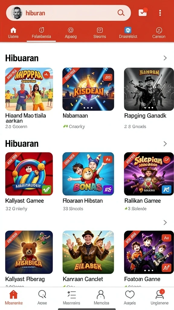 musangwin - Tampilan utama MUSANGWIN yang menarik dan user-friendly.